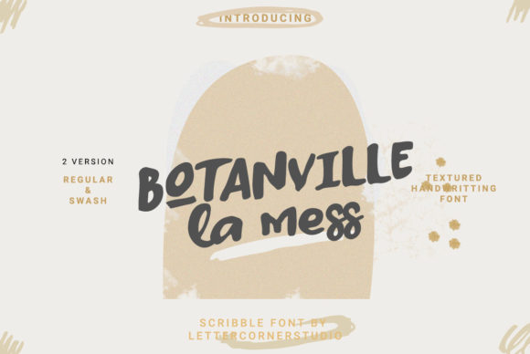 Botanville La Mess: The Chic Display Font for Handmade Branding