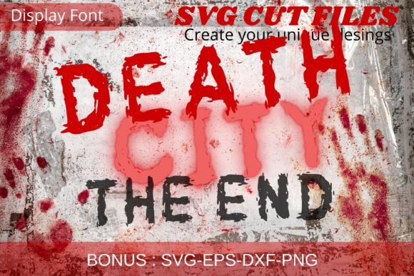 Death City: The Ultimate Free Display Font for Edgy Projects