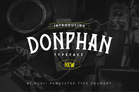 Donphan: The Retro Display Typeface for Modern Web Design