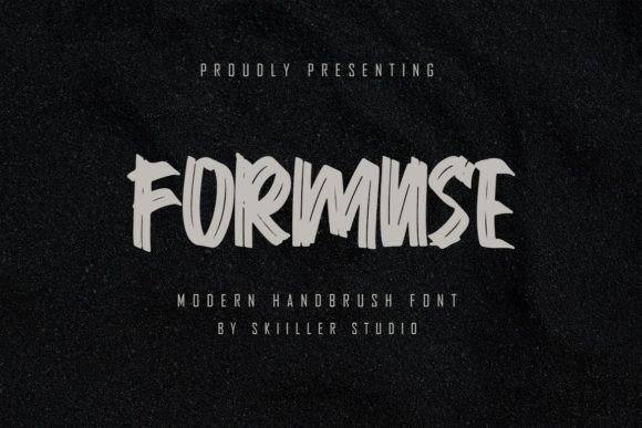 Formuse: A Handwritten Display Font for Bold Branding