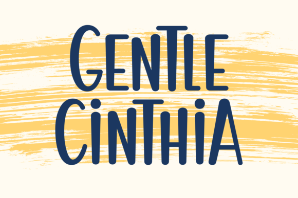 Gentle Cinthia: The Perfect Display Font for Small Business Branding