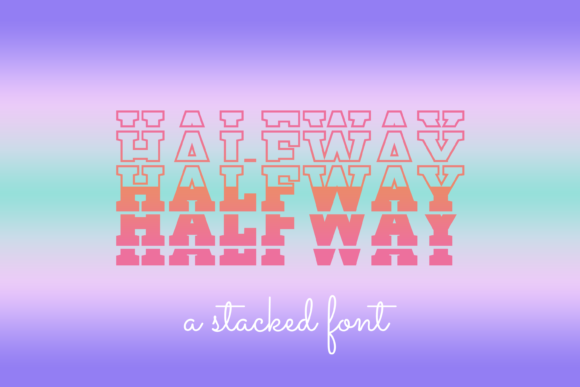 Halfway: The Premium Display Font for Scroll-Stopping Campaigns