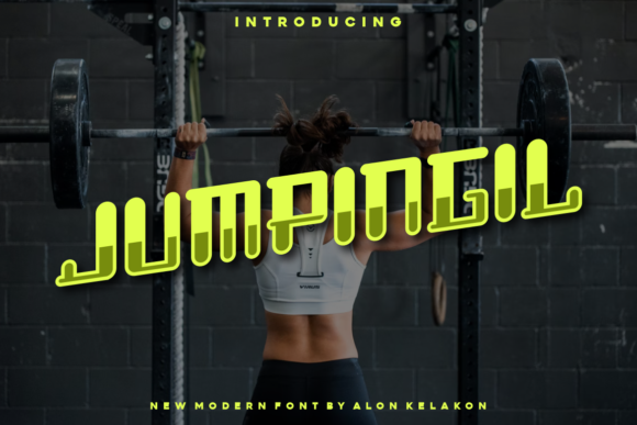 Jumpingil: A Bold Display Font for Dynamic Branding
