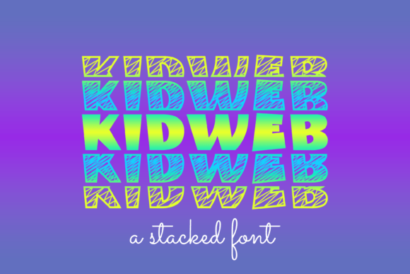 Kidweb: A Display Font for Creative Web Projects