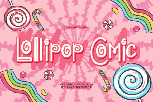 Lollipop Comic Font for Playful Design Projects