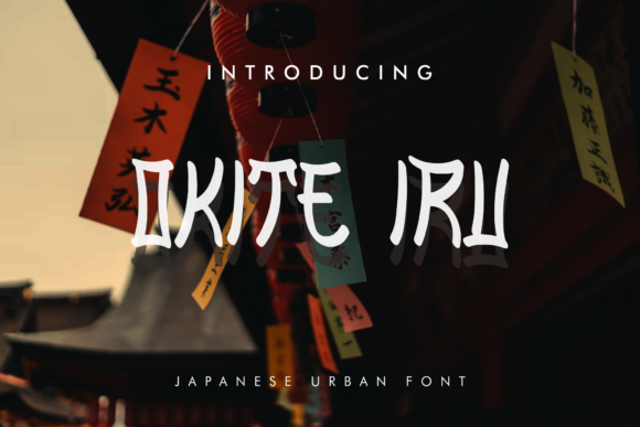 Okite Iru: A Japanese Inspired Display Font for Bold Branding
