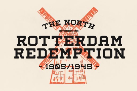 Rotterdam Redemption: A Modern Display Font for Luxury Branding