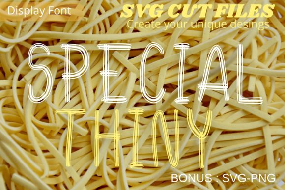 Special Thiny: A Modern Display Font for Digital Branding