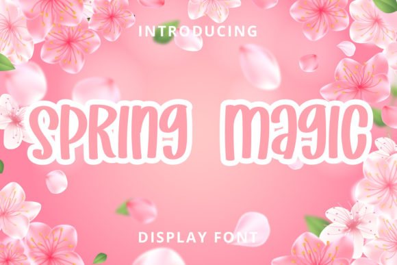 Spring Magic: The Playful Display Font for Modern Web Design