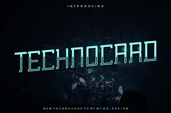 Technocard: A Bold Display Font for Modern Editorial Design