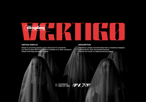 Vertigo Font Review: A Bold Display Typeface for Modern Creators