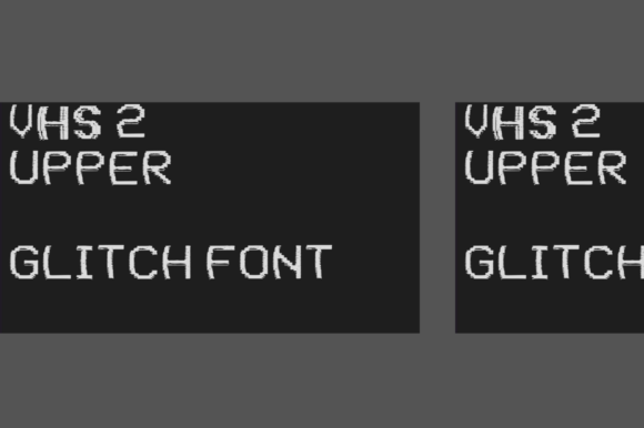 VHS 2 Upper: A Futuristic Display Font for Modern Editorial Design